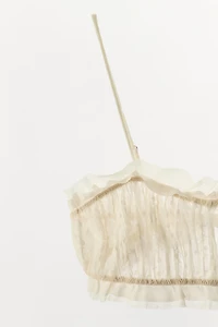 PLUMETI GATHERED BRA