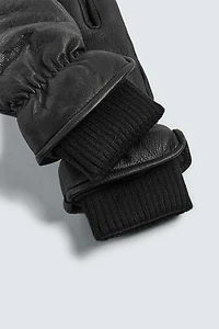 COMBINATION LEATHER GLOVES