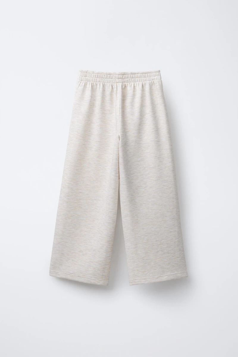 PANTALON WIDE LEG BANDES LATÉRALES
