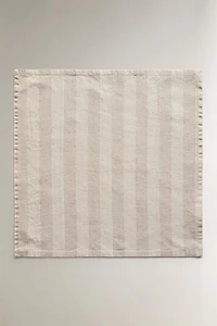 PACK FADED LINEN STRIPED NAPKINS (PACK OF 2)