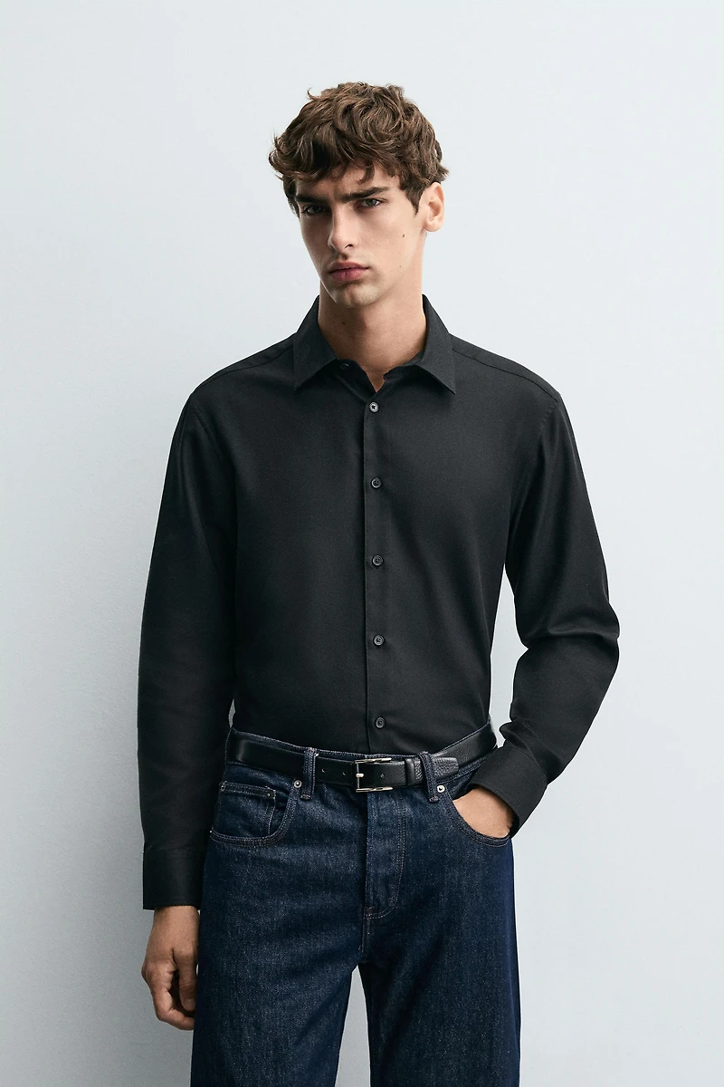 EASY CARE TEXTURED SHIRT
