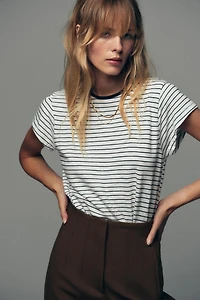 T-SHIRT RUSTIQUE À MANCHES COURTES