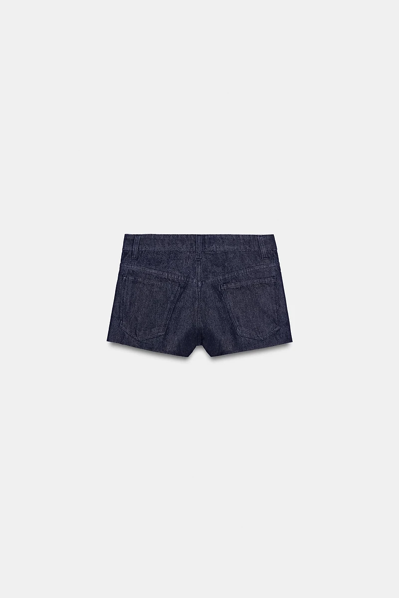 TRF MID-RISE DENIM SHORTS