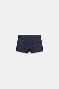 TRF MID-RISE DENIM SHORTS