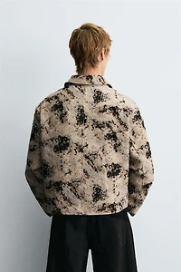 TEXTURED JACQUARD JACKET