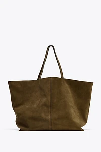 SUEDE MAXI SHOPPER