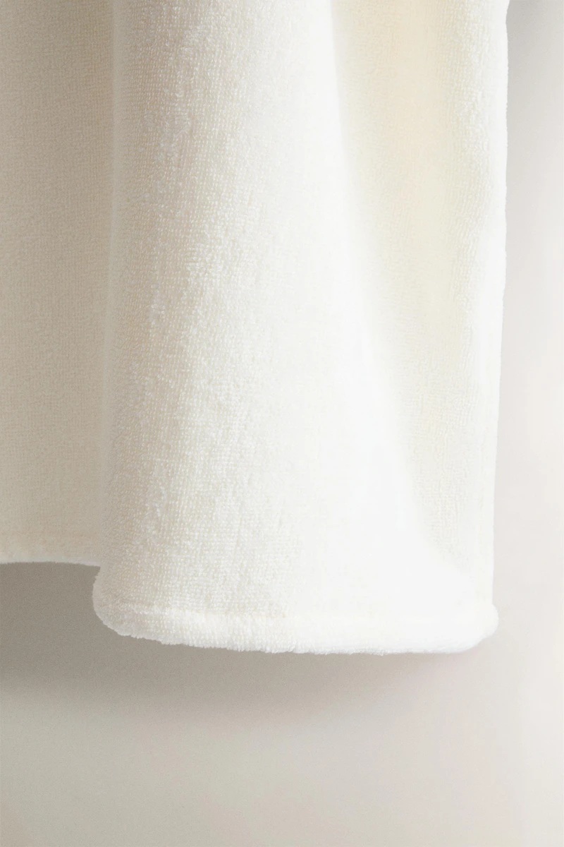 COTTON TERRYCLOTH BEACH PONCHO