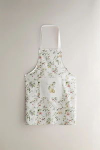 FLORAL COTTON APRON