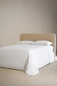 LINEN HEMSTITCHED FLAT SHEET