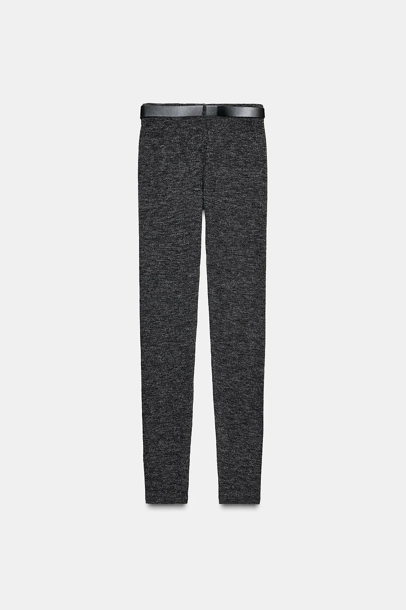 SOFT BELTED LEGGINGS