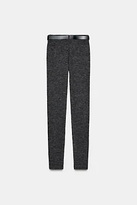 SOFT BELTED LEGGINGS