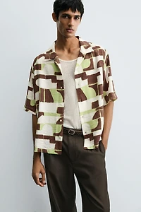 ABSTRACT PRINT SHIRT