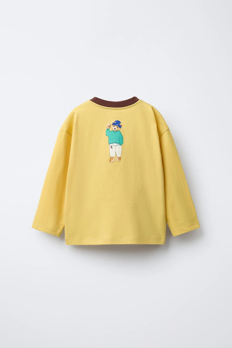 BEAR PRINT T-SHIRT
