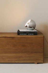 ELM WOOD BENCH WITH STORAGE