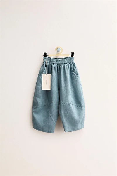 ZARA TIMELESS - PANTALON BALLON COUPES 100 % LIN