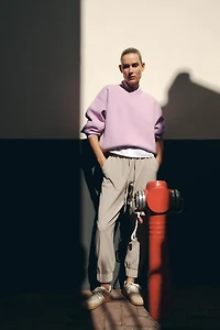 CUFFED HEM PANTS