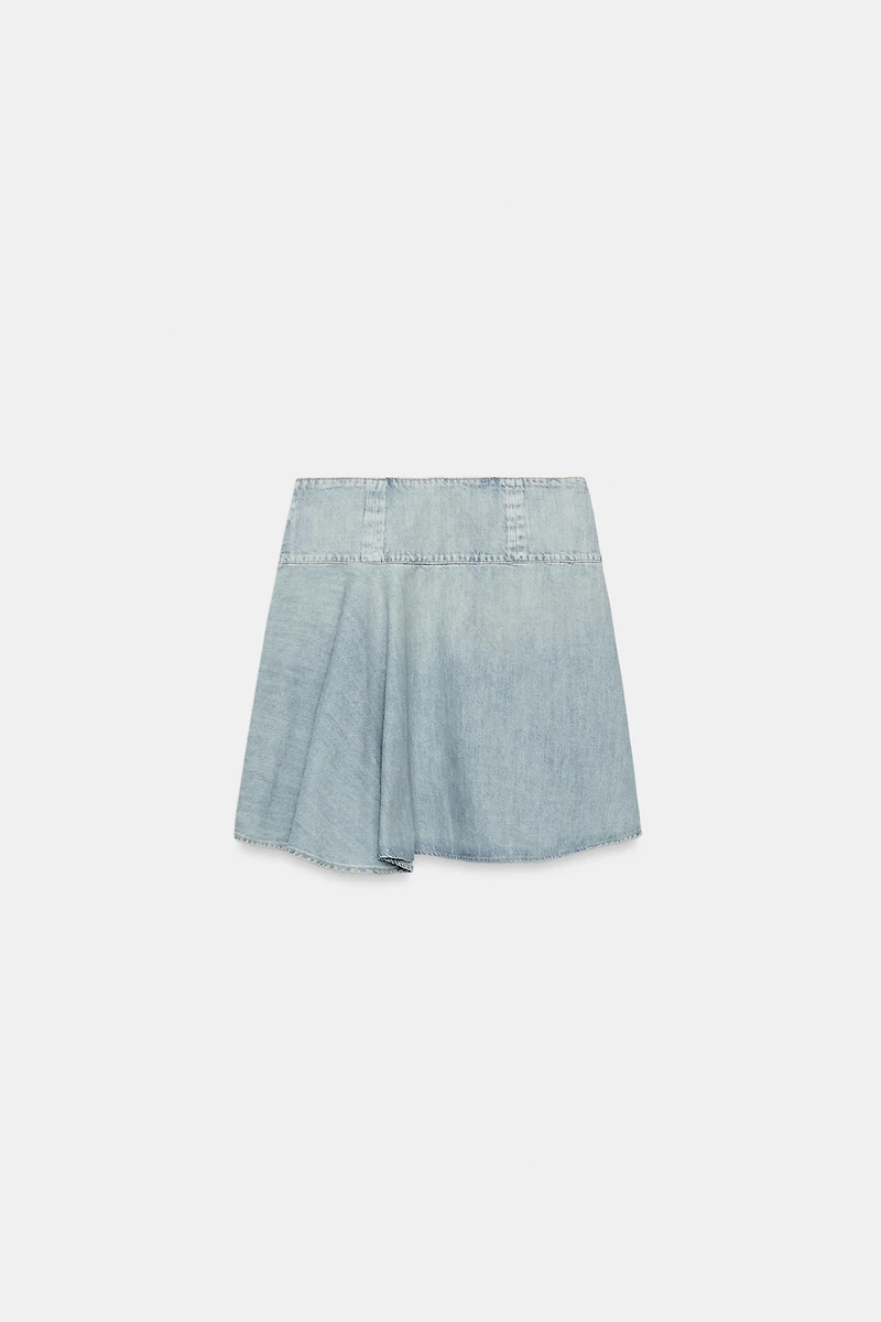 TRF DENIM MIDI SKIRT
