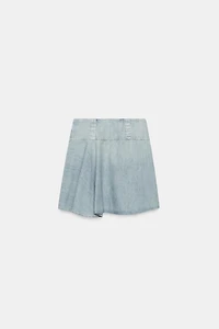TRF DENIM MIDI SKIRT