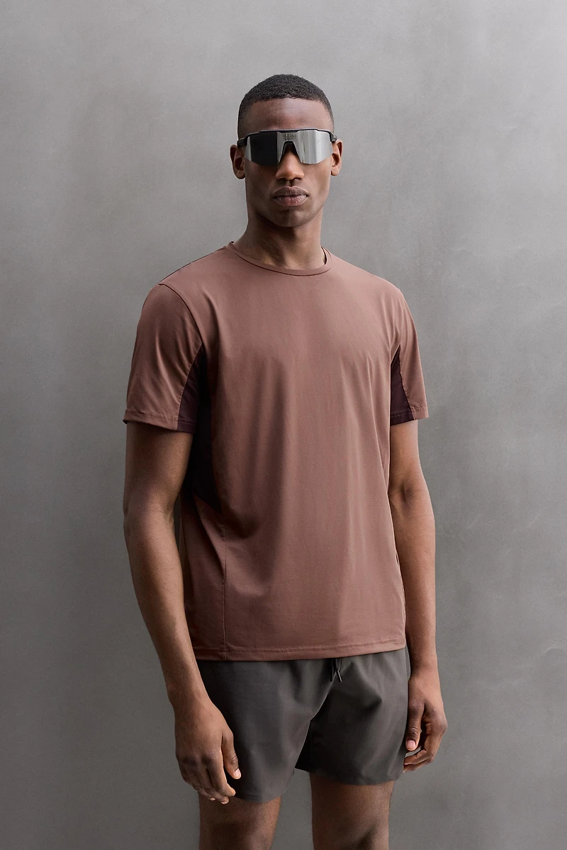 T-SHIRT COLOR BLOCK ENTRAÎNEMENT