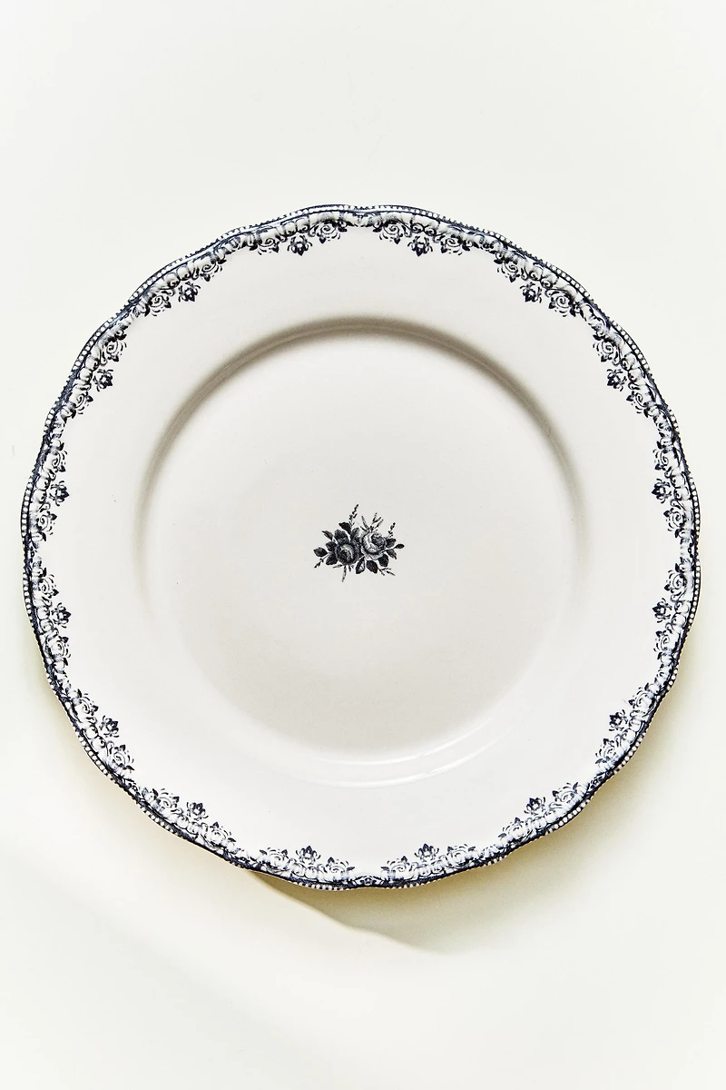 POSITIONED PRINT DINNER PLATE