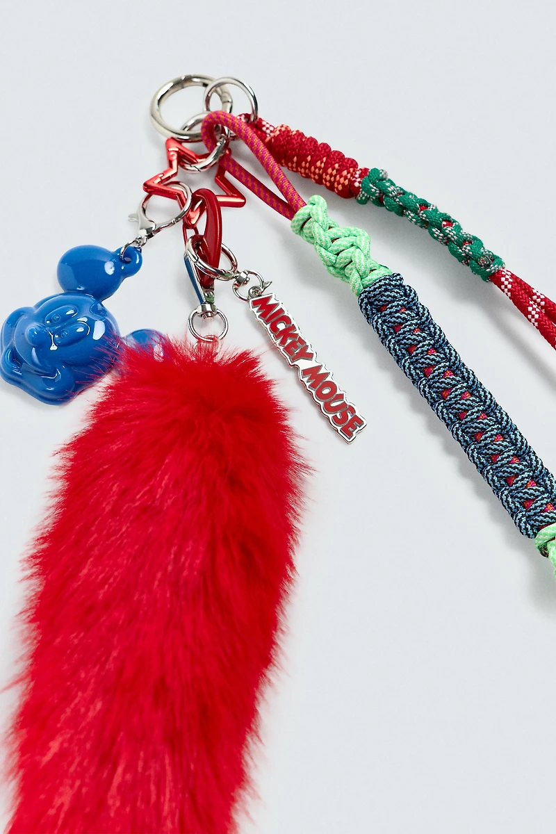 MICKEY MOUSE MULTI-CHARM KEYRING HARRY LAMBERT FOR ZARA X DISNEY