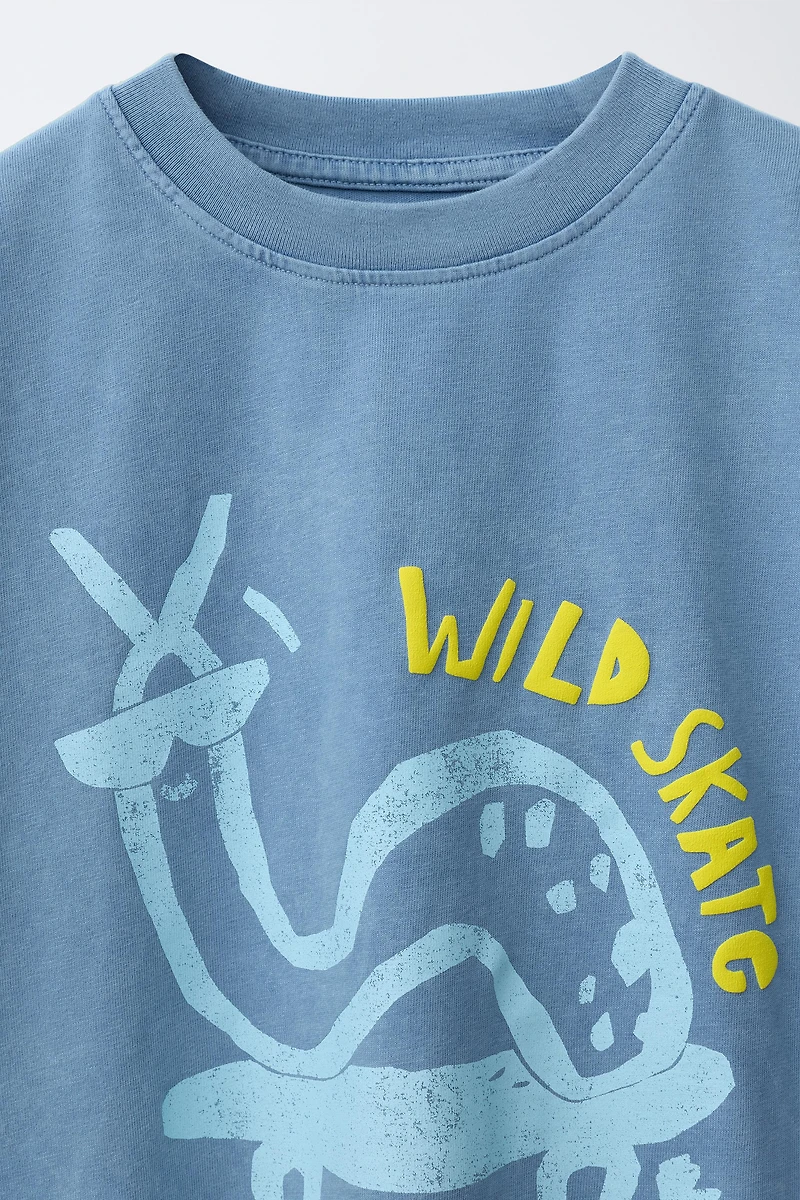 T-SHIRT IMPRIMÉ SKATE