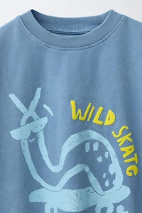 T-SHIRT IMPRIMÉ SKATE