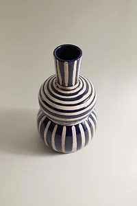 VASE DÉCORATIF EN CÉRAMIQUE FORME HULU