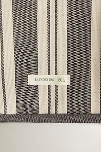 STRIPED COTTON LAUNDRY BAG