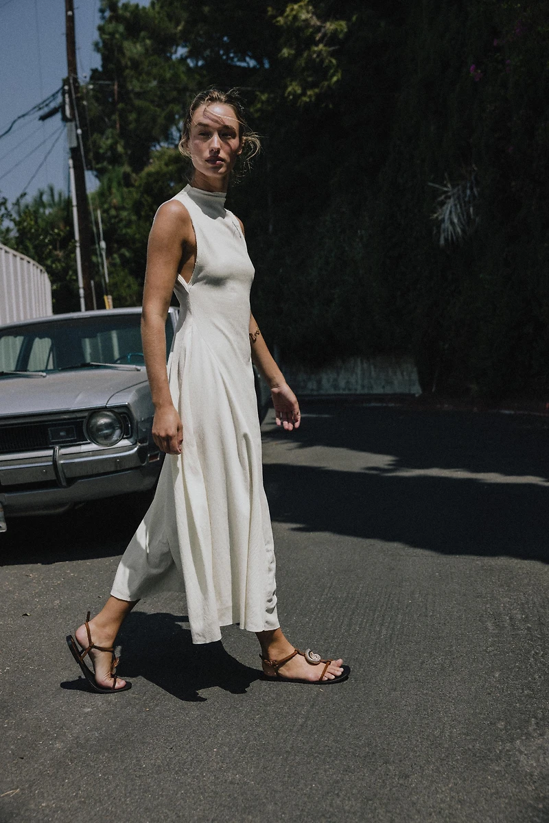 ROBE LONGUE TEXTURÉE