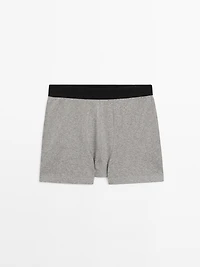 Boxers with black waistband