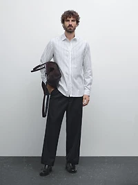 Chemise slim 100 % coton