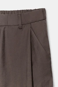 PANTALON FLUIDE À PLIS