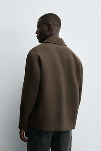 REGULAR FIT POCKET OVERCOAT