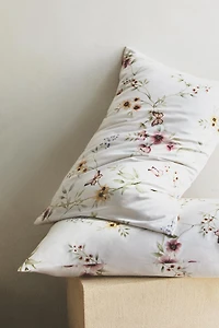 FLORAL PRINT SATEEN PILLOWCASE