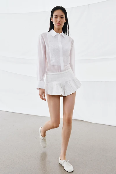 FLUID EMBROIDERED SHIRT ZW COLLECTION