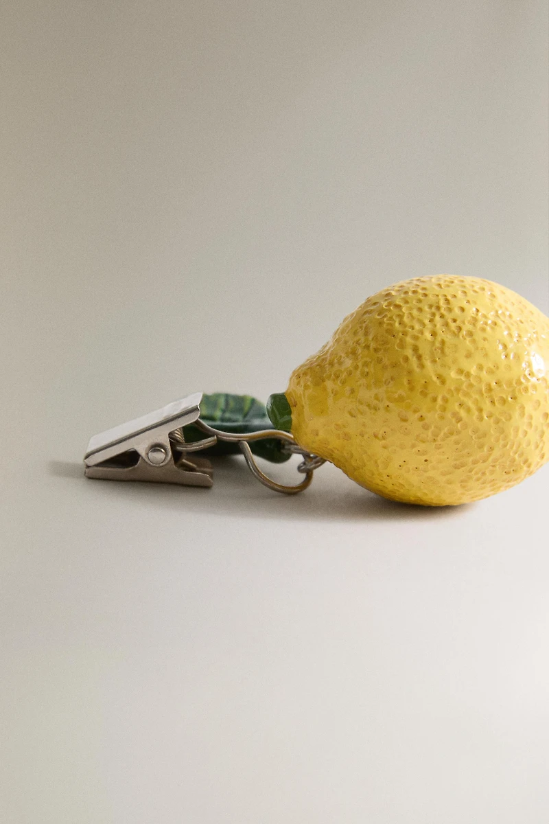 LEMON TABLECLOTH CLIPS (SET OF 4)