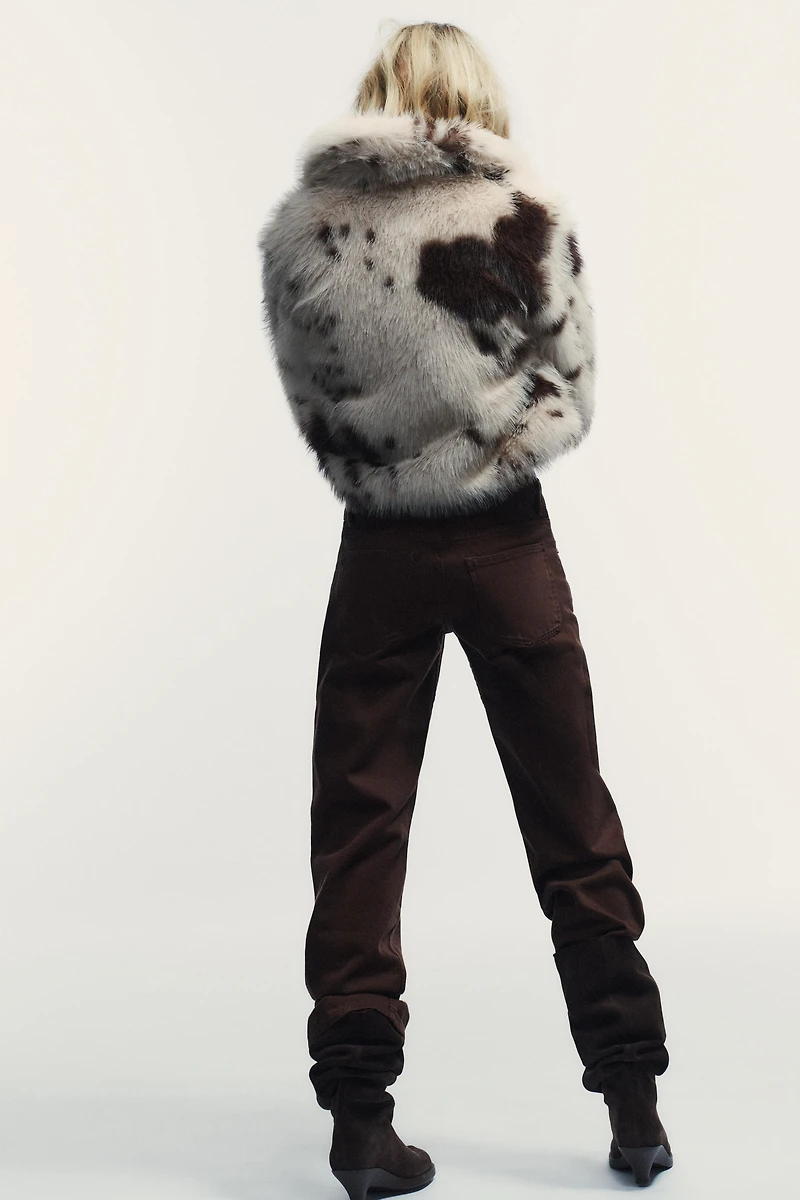 TRF WIDE LEG LOW RISE JEANS