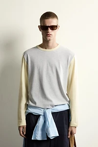 T-SHIRT RELAXED FIT COLOR BLOCK