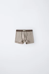 3-6 ANS/ LOT DE TROIS BOXERS ÉTIQUETTE