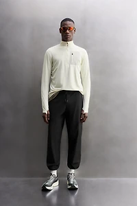 T-SHIRT TECHNIQUE COL ZIPPÉ