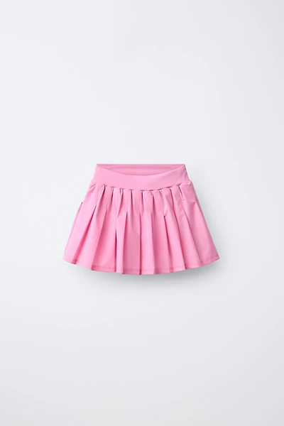 JUPE-LEGGING DE CYCLISTE À PLIS