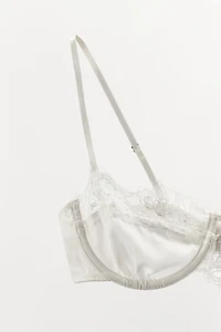 SILK LACE UNDERWIRE BRALETTE