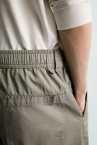 RELAXED FIT COTTON PANTS