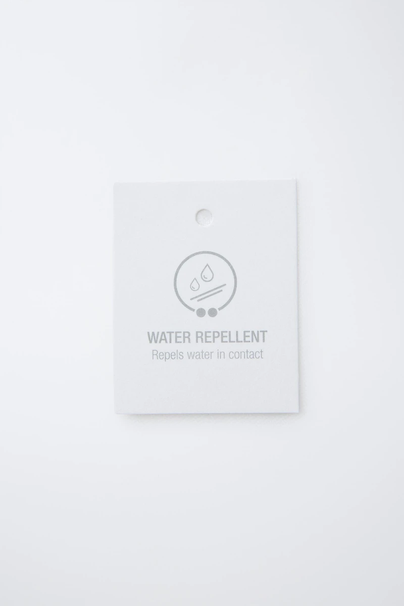 WATER REPELLENT HOODED PUFFER JACKET