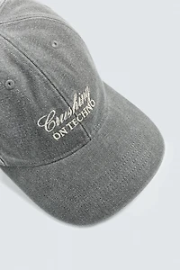 CASQUETTE BRODERIE CONTRASTE