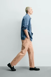JEAN STRAIGHT FIT COULEUR DÉLAVÉE