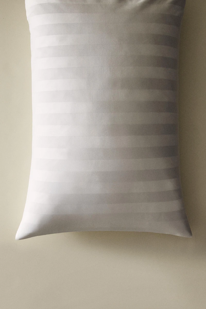 STRIPED SATEEN PILLOWCASE (500 THREAD COUNT)