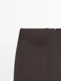 Wide-leg trousers with pockets - LIMITED
