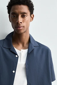 RELAXED FIT POPLIN SHIRT